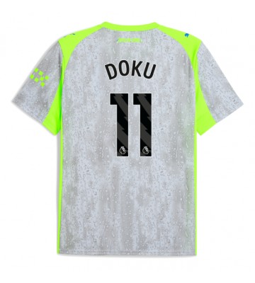 Manchester City Jeremy Doku #11 Tredjetröja 2025-26 Kortärmad